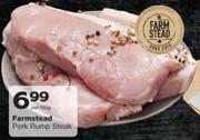Farmstead Pork Rump Steak-100g