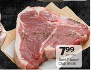 Beef T-Bone/Club Steak-100g