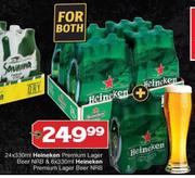 Heineken Premium Lager Beer NRB 24X330ml/Premium Lager Beer NRB 6X330ml-For Both