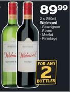 Welmoed Sauvignon Blanc/Merlot/Pinotage-2X750ml