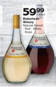 Robertson Winery Natural Sweet Red/White/Rose-1.5L Each