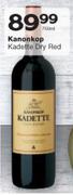 Kanonkop Kadette Dry Red-750ml