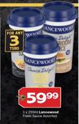 Lancewood Fresh Sauce Tub-3X250ml