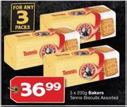 Bakers Tennis Biscuits-3X200g