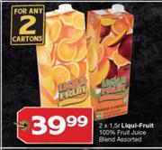 Liqui-Fruit 100% Fruit Juice Blend-2X1.5L