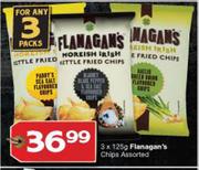 Flanagan's Chips-3X125g