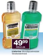 Listerine Mondspoelmiddel-500ml Each