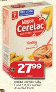 Nestle Cerelac Baby Food 1,2,3,4 Cereal-250g Each