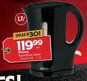 Ottimo 1.7L Koordlose Ketel Swart/Wit-Each