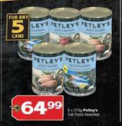 Petley's Cat Food-5X375g