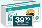 Housebrand Beef Burgers-800g Each