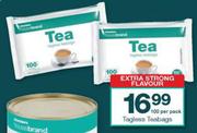 Housebrand Tagless Teabags-100's Per Pack