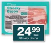 Housebrand Streaky Bacon-200g Each