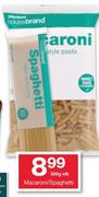 Housebrand Macaroni/Spaghetti-500g Each