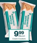 Housebrand Cream Crackers-200g Each