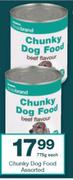 Housebrand Chunky Dog Food-775g Each