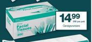 Housebrand Facial Tissues-200's Per Pack
