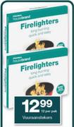 Housebrand Firelighters-12's Per Pack