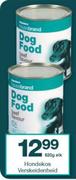 Housebrand Dog Food (Beef Flavour)-820g Each