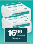 Housebrand Servette-100's Per Pack