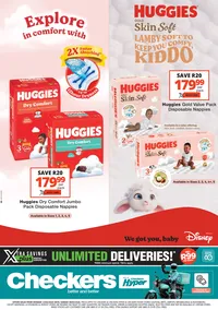 Checkers Gauteng, Brits, Klerksdorp, Limpopo, Mpumalanga, North West, Potchefstroom & Rustenburg : Huggies Promotion (23 February - 08 March 2026)