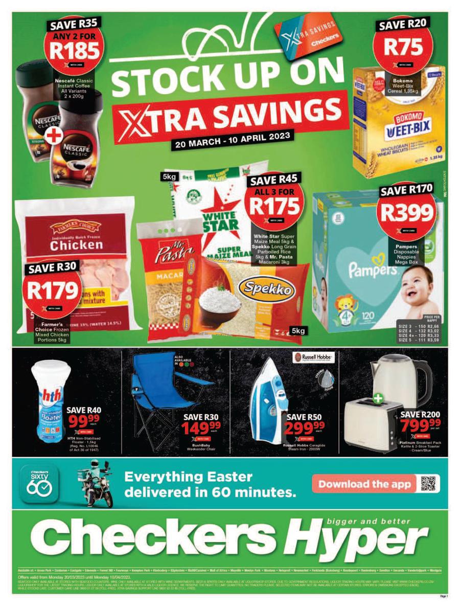 Checkers Hyper, Specials & Catalogues - Easter