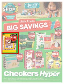 Checkers Hyper Gauteng, Brits, Klerksdorp, Limpopo, Mpumalanga, Free State, North West, Potchefstroom & Rustenburg : Little Prices Big Savings (8 August  - 21 August 2022), page 1