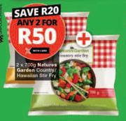 Natures Garden Country/ Hawaiian Stir Fry-For Any 2 x 700g