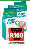Housebrand Hyper Value Corn Flakes-For 2 x 1.4kg