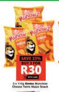 Simba Munchiez Cheese Twiris Maize Snack-For 3 x 110g