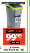M-Home 25L Eco-Swing Bin