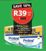 Protex Fresh/ Herbal/ Deep Clean Bath Soap Value Pack