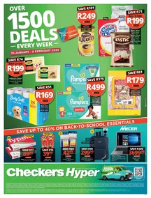 Checkers Hyper Gauteng, Brits, Klerksdorp, Limpopo, Mpumalanga, North West, Potchefstroom & Rustenburg : 1500 Deals Every Week (20 January - 09 February 2025)