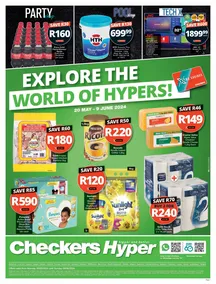 Checkers Hyper Gauteng, Brits, Klerksdorp, Limpopo, Mpumalanga, North West, Potchefstroom & Rustenburg : Xtra Savings (20 May - 9 June 2024)