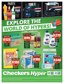 Checkers Hyper Gauteng, Brits, Klerksdorp, Limpopo, Mpumalanga, North West, Potchefstroom & Rustenburg : Explore The World Of Hypers (22 April - 12 May 2024)