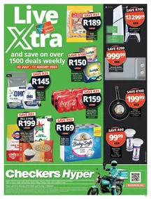 Checkers Hyper Gauteng, Brits, Klerksdorp, Limpopo, Mpumalanga, North West, Potchefstroom & Rustenburg : Live Xtra (22 July - 11 August 2024)