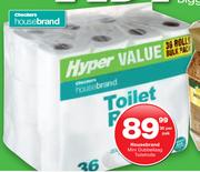 Housebrand Mini Dubbellaag Toiletrolle-36 Per Pack