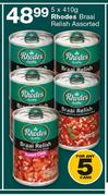 Rhodes Braai Relish Assorted-5 x 410g