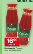 Monteverde pasata sous verskeidenheid-700g Elk