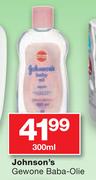 Johnson's gewone baba olie-300ml