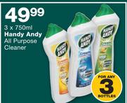 Handy Andy All Purpose Cleaner-3 x 750ml