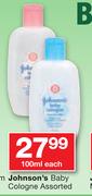 Johnsons Baby Cologne Assorted-100ml Each