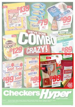 Checkers Hyper Gauteng : Crazy Combo Specials (21 Jan - 03 Feb 2019), page 1