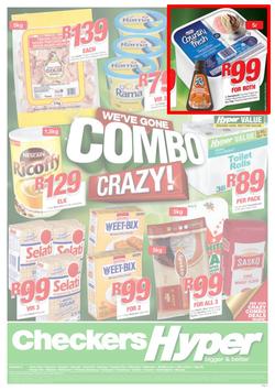 Checkers Hyper Gauteng : Crazy Combo Specials (21 Jan - 03 Feb 2019), page 1