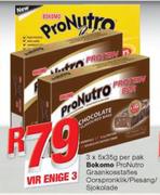 Bokomo Pronutro Graankosstaitles Oorspronklik/ Piesang/ Sjokolade-3x5x35g Per Pak