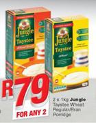 Jungle Taystee Wheat Regular/ Brain Porridge-2x1kg