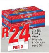 Lucky Star Mussels In Cotton Seed Oil-2x85g