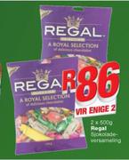 Regal Sjokoladeversameling-2x500g Vir Enige