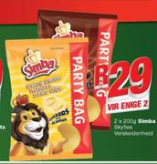 Simba Skyfies Verskeidenheid-2x200g Vir Enige