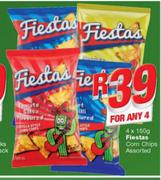Flestas Corn Chips-4x150g